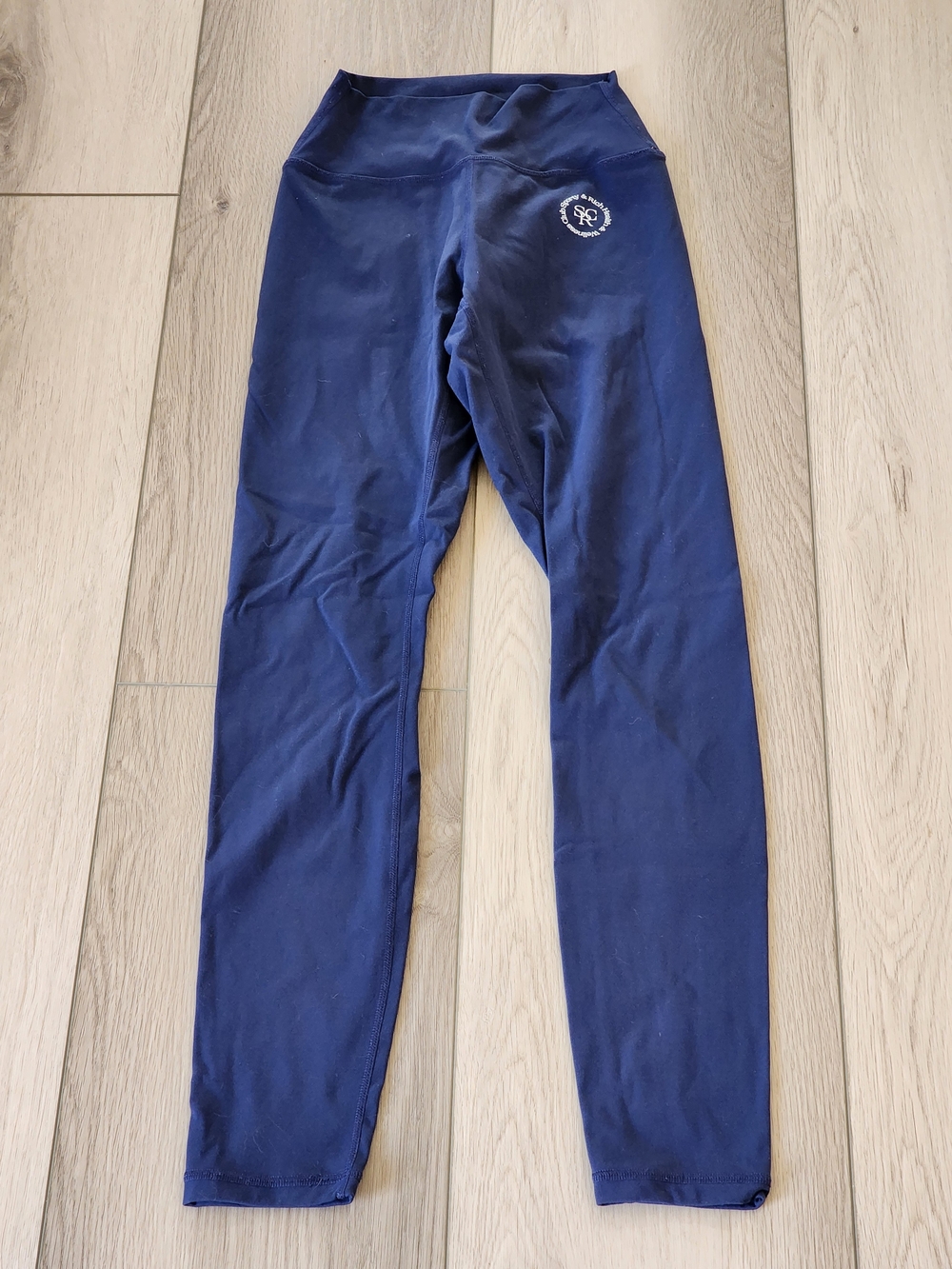 Sporty & Rich Navy Blue Athletic Leggings-Size Small